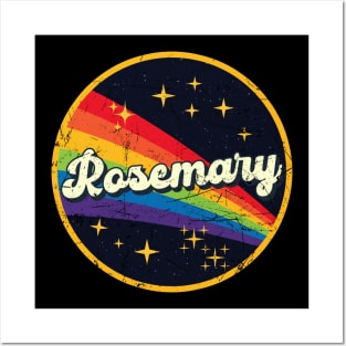 Rosemary // Rainbow In Space Vintage Grunge-Style Posters and Art